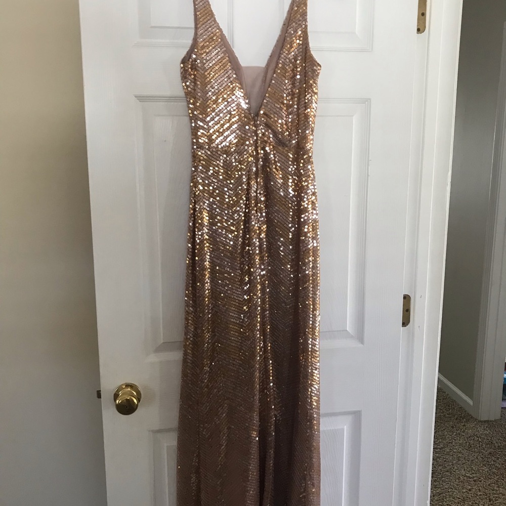 Sequenced floor length dress - Picture 3 of 3